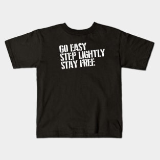 THE CLASH GO EASY STEP LIGHTLY STAY FREE Kids T-Shirt